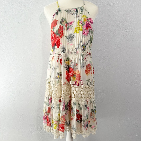 Anthropologie Dresses & Skirts - Anthropologie Ranna Gill floral lace baby doll dress xs